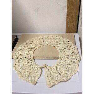 Crochet Lace Style Collar Vintage Adult Sized